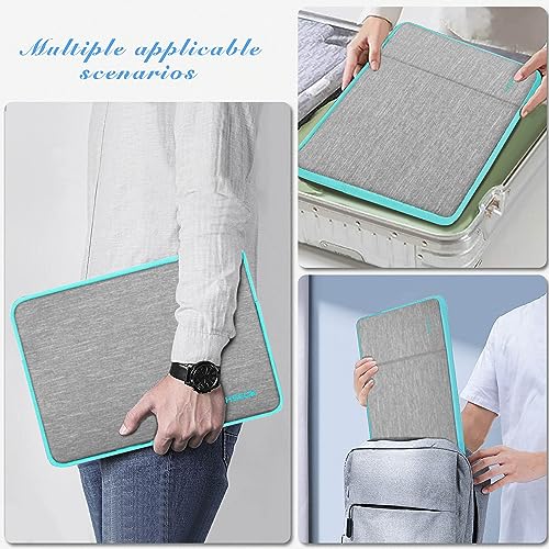 Hseok Laptop Case 13 Inch Sleeve Compatible with MacBook Neo 13, MacBook Air Pro 13 M5/M4/M3/M2/M1, iPad Pro Air 12.9" 13", XPS 13, Protective Computer Bag with Side Pocket & Dual Zippers,L02G02 - color: L02G02, size: 13"