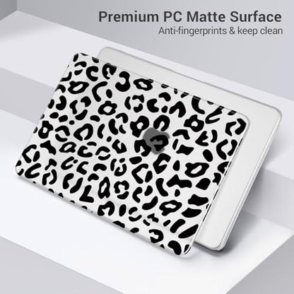 MOSISO Leopard Grain Hard Case Compatible with MacBook Neo 13 inch 2026 Release Model A3404, 3 in 1 Crack-Resistant Protective Hard Shell Case&Keyboard Cover&Screen Protector, Clear - color: Clear