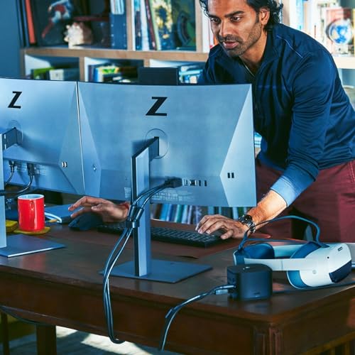 HP Thunderbolt 4 Dock 120W G4, 13-in-1 USB C Docking Station with Max 100W Charging, 4 Displays 4K Display, Ethernet Port, 6 USB Ports, HDMI, 2 Displayport for Laptop, MacOS, ChromeOS, PC