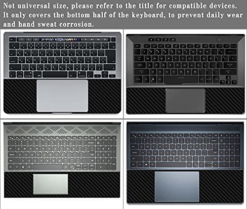 Puccy 2 Pack Film Protector, compatible with Samsung Galaxy Book5 Pro/Book 5 Pro 14" Laptop Carbon Fiber Keyboard TouchPad Trackpad Guard Cover (Not Tempered Glass Screen Protectors)