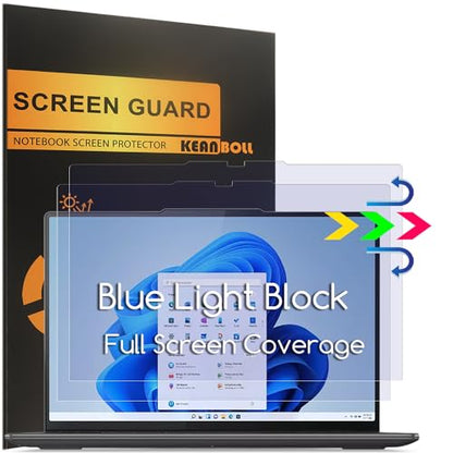 KEANBOLL 2 Pack Anti Blue Light Screen Protector for Lenovo Yoga 7 / 7i 14 Inch 2-in-1 Touchscreen Laptop (/14IML9/14AHP9/14ARP8/14IRL8), Anti Glare and Anti Fingerprint Shield - color: Anti Blue Light