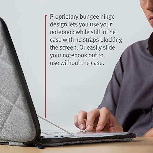 Twelve South SuitCase for MacBook | Tailored Protective Rigid Case with Interior Pocket and Leather Handle for MacBook Pro/Air 13 inch - size: 13 Inch Laptop