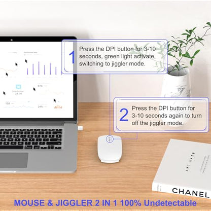 Bluetooth Wireless Mouse for MacBook Air Mac Pro Laptop Computer iPad Pad PC Laser Optical Rechargeable Mini Slim Silent Mouse Widely Used Desktop Hp iMac (White) - color: White