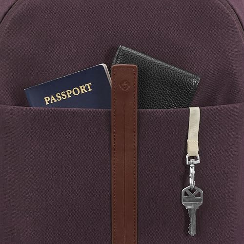 Samsonite Virtuosa Carry-On Travel Backpack with Padded Laptop Sleeve, Merlot - color: Merlot