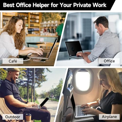 2 Pack Laptop Privacy Screen 15.6 Inch (1920x1080) Display, Anti Blue Light Glare Anti Scratch Computer Privacy Shield for 15.6" Hp Lenovo Dell Acer Asus Samsung Portable Monitor