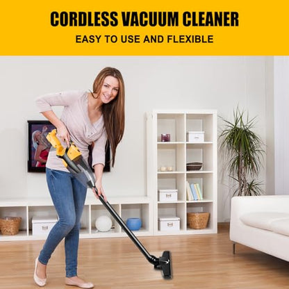 Cordless Vacuum Cleaner Compatible with DEWALT 20V Battery (Battery NOT Included), Handheld Vacuum for Home, Boat, Workshop, Car, Pet Hair, Furniture-Tool Only