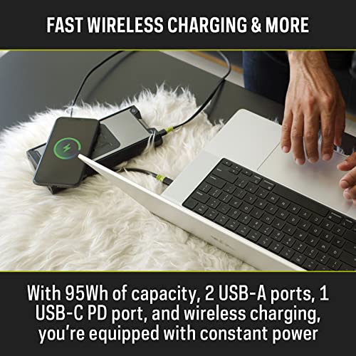 Goal Zero Sherpa 100PD Wireless Portable Power Bank 100W USB-C Power Delivery 25600mAh (4th Generation) (Pack of 2) - size: Sherpa 100 PD (Pack of 2)