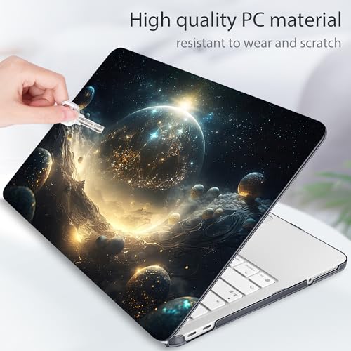 Tuiklol for 2026 MacBook Neo 13 Inch A18 Pro Chip Case, (Model A3404) Anti-Scratch Anti-Drop Slim Hard PC Shell Case with Shockproof Protective MacBook Neo Laptop Cover, Birth of Galaxy - color: Birth of Galaxy