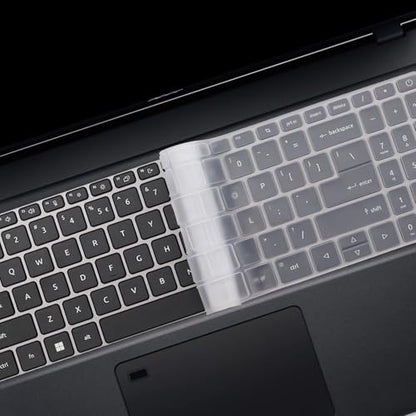 Keyboard Cover for 15.6" Acer Aspire Go 15 AG15-21P/31P/32P/42P/71P, Aspire 15 A15-61M/51M/41M, Aspire 3 A315-24P/24PT A315-58/59, Aspire 5 A515-57/57G/58GM/58M/58MT/58PT/58P (Not Fit A515-46~A515-56) - color: Clear