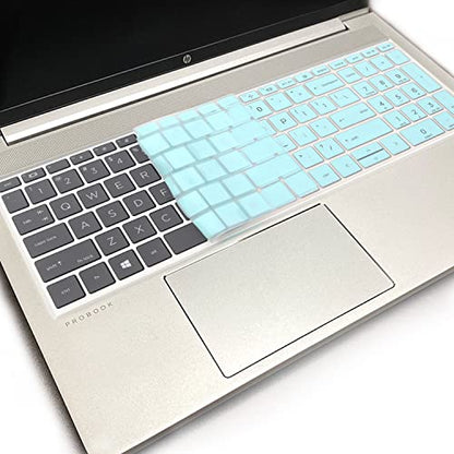 Keyboard Cover for 15.6" HP ProBook 450 G8 G9 G10/ 455 G8 G9 G10/ 650 G8/ HP Zbook Power G8 G9, New HP ProBook 15.6 inch Laptop(NOT fit HP ProBook 450/455/650 G6 G7)-HotBlue - color: HotBlue