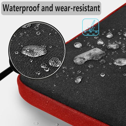 Hseok Laptop Shoulder Bag 15 15.6 16 Inch Briefcase,Compatible MacBook Pro/Neo 16",MacBook Air/Pro 15,XPS 15/16 and most 15.6-16 and Most 15-16 Notebooks,Spill-Resistant Handbag,Black & Red - color: Black & Red, size: 15-16 inch