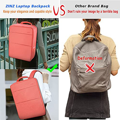 ZINZ Slim & Expandable Laptop Backpack 15 15.6 16 Inch Case, Water Resistant Travel Backpack Compatible with MacBook Pro/Neo 16" 15", Dell XPS 15 16 and Most 15" 15.6" 16" Notebooks，P01K01 - color: P01k01, size: 15"-16"