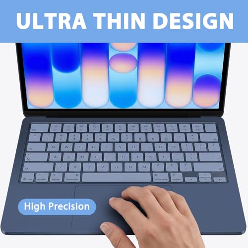 Palm Rest Cover for 2026 MacBook Neo Vinyl Skin with Trackpad Protector | Protect Laptop, Laptop Decal,Residue-Free Sticker,Removable(Blue) - color: Blue
