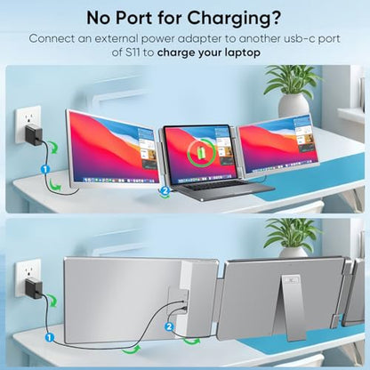 LXU 16" 1200P Laptop Screen Extender Monitor Portable