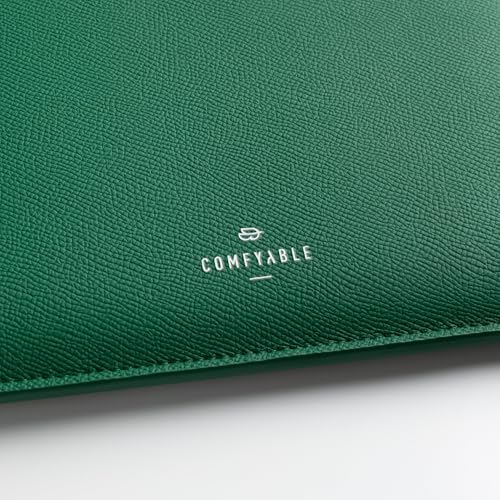 Comfyable Laptop Sleeve 14 Inch Precisely Compatible with MacBook Pro M5 M4 M3 M2 Pro/Max 2026-2021, Genuine Leather Cover Case, Leafy Green - color: Leafy Green, size: For 14" MacBook Pro