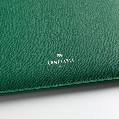 Comfyable Laptop Sleeve 14 Inch Precisely Compatible with MacBook Pro M5 M4 M3 M2 Pro/Max 2026-2021, Genuine Leather Cover Case, Leafy Green - color: Leafy Green, size: For 14" MacBook Pro