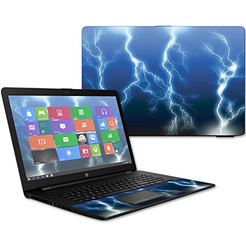 MightySkins Skin Compatible with HP 17t Laptop 17.3" (2017) - Lightning Storm | Protective, Durable, and Unique Vinyl Decal wrap Cover | Easy to Apply, Remove, and Change Styles | Made in The USA - color: Lightning Storm