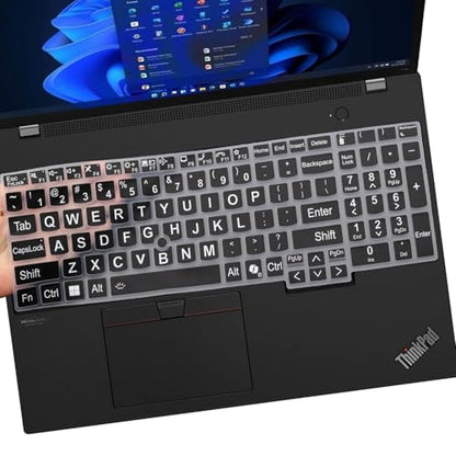 Keyboard Cover for Lenovo ThinkPad E16 L16 P16 P16v (Gen 2/Gen 1) / T16 P16s (Gen 3/Gen 2/Gen 1) 16 inch, Thinkpad L15 Gen 4/3 15.6 inch (Not Fit Thinkpad Z16,L15 Gen 2/1)-DZF - color: DZF