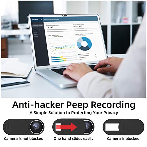 Webcam Cover,Ultra-Thin Camera cover Slide compatible with Laptop,MacBook,Computer,Laptops,PC,Apple Devices,and Tesla Model 3/Y Interior Cabin Camera,0.03in Thick Web Blocker Protect Your Privacy - size: 3 Big