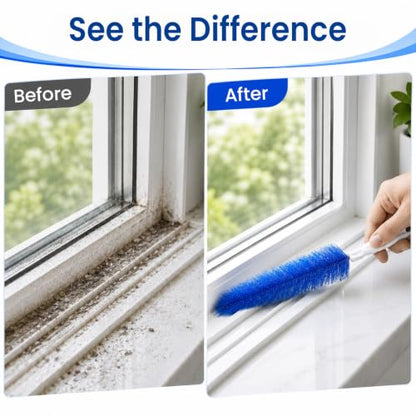 Fan Cleaning Brush, Bendable Dust Remover for AC Vent Grilles, Window Tracks, Keyboards and Narrow Spaces (1)