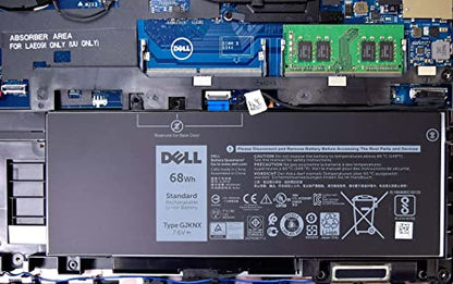 DELL GJKNX 7.6V 68Wh 4-Cell Notebook Battery For DELL Latitude 5280 5290 5480 5490 5491 5495 5580 5590 5591, Precision 3520 Precision 3530 Laptop , Alternant Part Number: 5YHR4 451-BBZG 93FTF 3DDDG