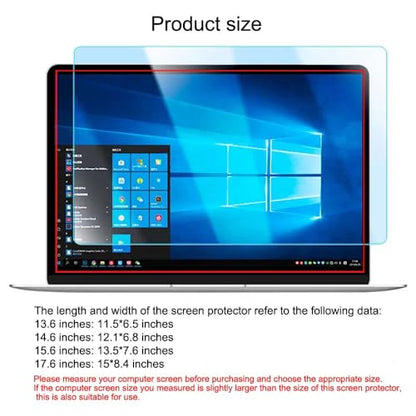 15.6 Inch Anti Blue Light Laptop Screen Protector,Eye Protection Anti Glare Anti Scratch Computer Screen Cover for Lenovo Hp Dell Acer Asus Samsung 15.6" Laptop with 16:9 Aspect Ratio (15.6 Inch)
