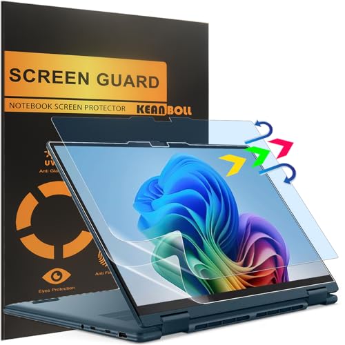 2 Pack Blocking Blue Light Screen Protector for Lenovo ideaPad 5i / 5a 2-in-1 14" Touchscreen Laptop (14IPH11 14AGP11 14AHP11丨83UG 83UH 83UJ), Anti Blue Light Glare and Anti Fingerprint (Matte) Shield