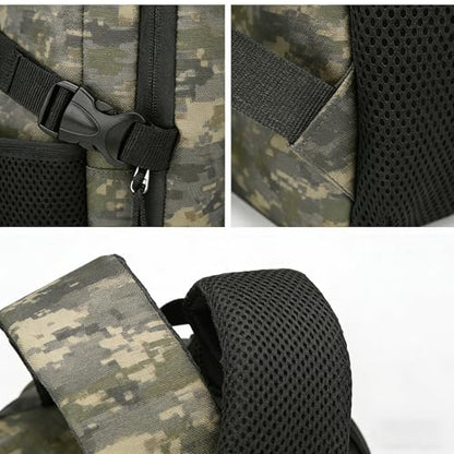 18 Inch Digital Camo Teen School Bookbag, 35L Water Resistant Large Capacity Backpack with Luggage Strap, Daypack for Boys Girls School Daily Travel, Digital Camouflage - color: Camo Backpack Single Pack-1