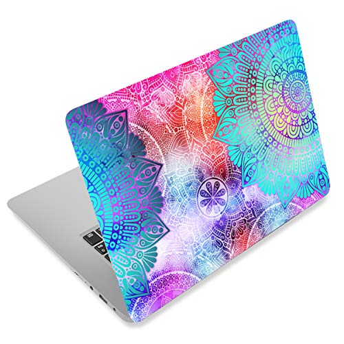 Laptop Skin Sticker Decal,12" 13" 13.3" 14" 15" 15.4" 15.6 inch Personalized Laptop Vinyl Skin Sticker Cover Art Decal Universal Protector Notebook PC Cover Case (Mandala Art) - color: Mandala Art