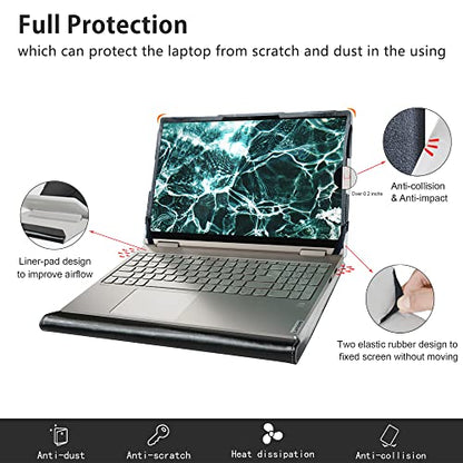 Protective Case for Dell Latitude 5550/Latitude 5540/Inspiron 15 3530 3535,Case for ASUS Q540 Q530 Q540VJ-I93050/Vivobook Pro 15 OLED Q533 Q543 Q533MJ-U73050 Q543MJ-U93050 15.6",Black - color: Black