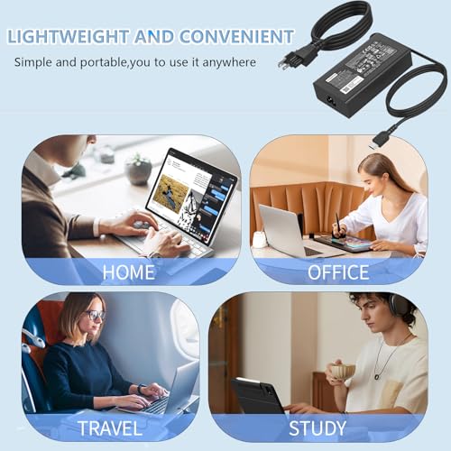 100W 20V 5A Type C Laptop Charger for Lenovo Yoga Slim 7 Pro, IdeaPad 5 Pro16 ThinkPad 15 16 X280, Compatible P/N: ADL100YLC3A 5A11J62105 SA11D52396 Power Supply Adapter