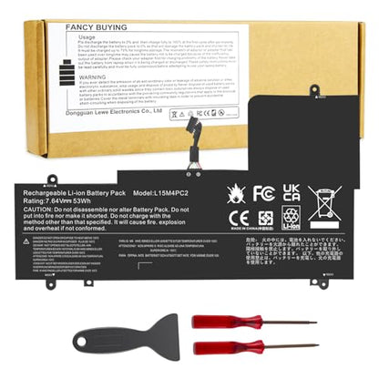 L15L4PC2 L15M4PC2 Laptop Battery Compatible with Lenovo Ideapad Yoga 710-11 710-14IKB 710-14ISK 710-15IKB 710-15ISK 710-151KB 710-14ISK-IFI 710-14ISK-ISE Series Notebook 5B10K90802 5B10K90778