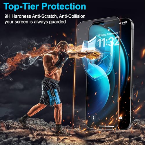 Mothca 2 Pack Matte Privacy Screen Protector for iPhone Air 6.5-inch [Auto Fit Box Dust-Free] Anti Spy Anti-Glare Anti-Fingerprint Full Coverage Tempered Glass, Smooth as Silk, Case Friendly - size: iPhone Air 6.5-inch