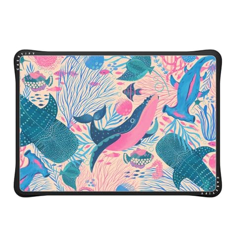 CASETiFY Impact MacBook Pro 13" (M1/M2/Intel) Case [Cushioned Impact Corners/Scratch-Resistant/Anti-Slip Grip] - Under The Sea - Clear Black - color: Under the Sea, size: MacBook Pro 13