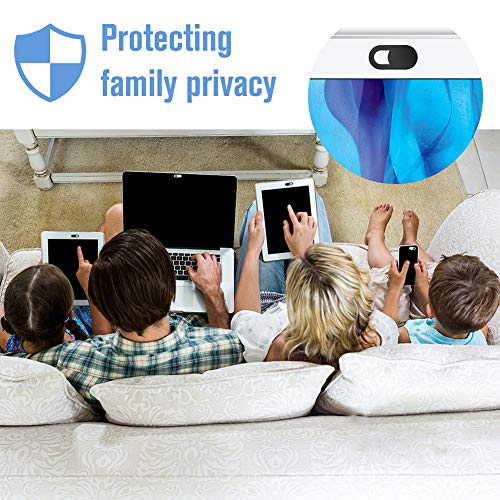 Webcam Cover Slide,[6 Pack] Ultra-Thin Laptop Web Camera Cover Compatible with Camera for MacBook,Laptop,PC,Computer,iMac,iPad, iPhone. 0.022in Thick Web Blocker Protect Your Privacy and Security - color: 3Pack White 3Pack Black