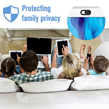 Webcam Cover Slide,[6 Pack] Ultra-Thin Laptop Web Camera Cover Compatible with Camera for MacBook,Laptop,PC,Computer,iMac,iPad, iPhone. 0.022in Thick Web Blocker Protect Your Privacy and Security - color: 3Pack White 3Pack Black