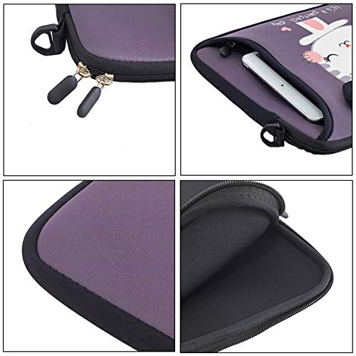 11 11.6 12 12.5 13 inches Case Laptop/Chromebook/Notebook PC Tablet Travel Case Neoprene Handle Sleeve with Shoulder (11-13.3 inch, Cute Cat) - color: Cute Cat, size: 11-13.3 inch