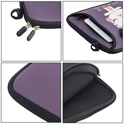 11 11.6 12 12.5 13 inches Case Laptop/Chromebook/Notebook PC Tablet Travel Case Neoprene Handle Sleeve with Shoulder (11-13.3 inch, Cute Cat) - color: Cute Cat, size: 11-13.3 inch
