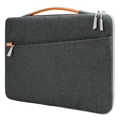 JETech Laptop Sleeve for 15-16 Inch Devices, Dark Grey | For MacBook Air 15" (M5-M2, 2026-2023), MacBook Pro 15/16" (M5-M1, 2026-2019), Water-Resistant, Portable Handle - color: Dark Grey, size: 15-Inch