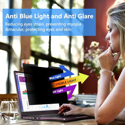Magnetic Laptop Privacy Screen 11.6 Inch 16:9, Removable Privacy Filter | Compatible with Samsung HP Dell Asus Acer Sony Lenovo LG Thinkpad Toshiba, Anti Spy, Anti Glare, Blue Ray Reduction - size: 11.6 in 16:9 privacy screen