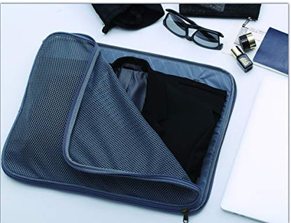 All-Aluminum 21" Vertical Carry-On Business Briefcase, TSA-Approved Hardshell Case, Spinner Wheels, Laptop Compartment, Aluminum Frame Cabin Bag for Travel & Business, Durable & Sleek (Sapphire) - color: Sapphire