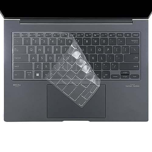 MUBUY Keyboard Cover Skin for ASUS Zenbook 14 OLED UX3405 & ZenBook Flip 14 UP3404，ZenBook 14X UX3404，ZenBook Pro UX6404, ZenBook UM3406 14 inch Laptop US Keyboard Cover-TPU - color: TPU