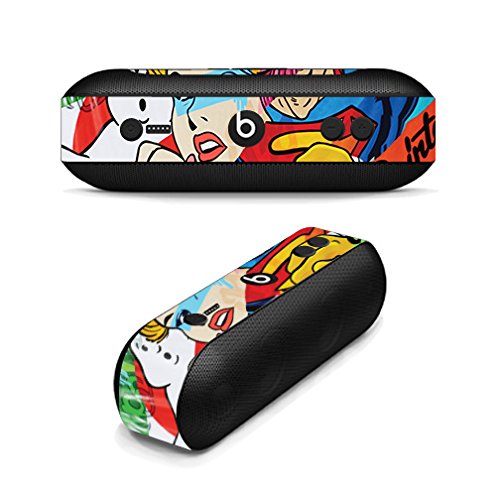 MightySkins Skin Compatible with Beats by Dr. Dre Pill Plus - Cartoon Mania | Protective, Durable, and Unique Vinyl Decal wrap Cover | Easy to Apply, Remove, and Change Styles | Made in The USA - color: Cartoon Mania