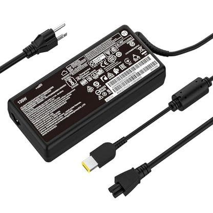 135W Charger Fit for Lenovo Legion Y530 Y730 Y520 Ideapad Y700 Gaming 3 Slim 7 ThinkPad T15p X1P 15v T440P T540 Yoga Slim 7 C940 S740 720 S740 20V 6.7A ADL135NLC3A 4X20E50558 AC Adapter Supply Power