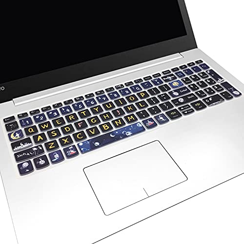 Keyboard Cover for Lenovo IdeaPad 320 330 330s 340s 520 720s 130 S145 L340 S340 15.6" 17.3"/ IdeaPad 3/Yoga C740 C940 15.6"/ ThinkBook 15/Lenovo-A12, Space Man - color: Space Man