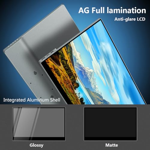 17.3 Inch 4K Touchscreen Portable Monitor, UHD 100% P3 Mobile Monitor Support MPP Stylus HDR IPS Eye Care Game Display USB C Mini HDMI for Xbox,PS4/5,Switch,Laptop,Mac - size: 17.3 Inch