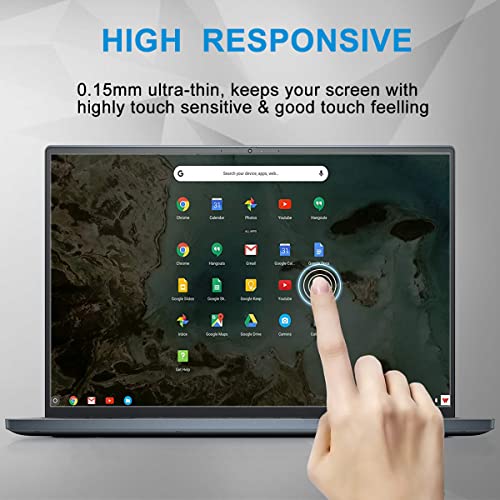 2 Pack Screen Protector for ASUS VivoBook Go 15.6" Slim Laptop/VivoBook 15 S 15, TUF Gaming A15 F15 Gaming 15.6, Chromebook CX1 CX15 CX1500 15.6, ZenBook 15.6, 5H Anti Scratch HD Clear Screen Film