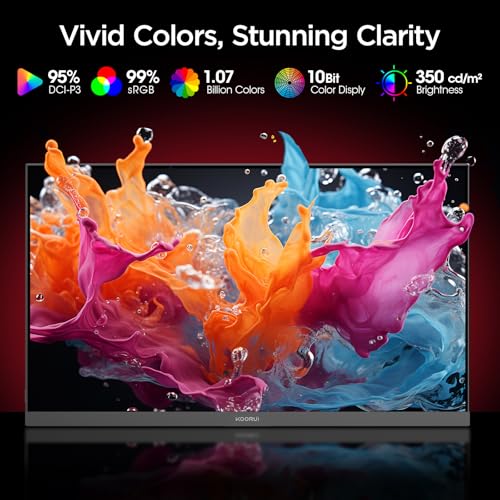KOORUI 27" 4K Gaming Monitor - Dual Mode UHD 160Hz or FHD 320Hz, Fast IPS 1ms, FreeSync Premium & G-SYNC Compatible, HDMI 2.1/DP 1.4, HDR400, Height/Pivot/Tilt Adjustable, PC & Console Ready, G2741L - size: 27" Dual Mode (4K 160Hz / FHD 320Hz)