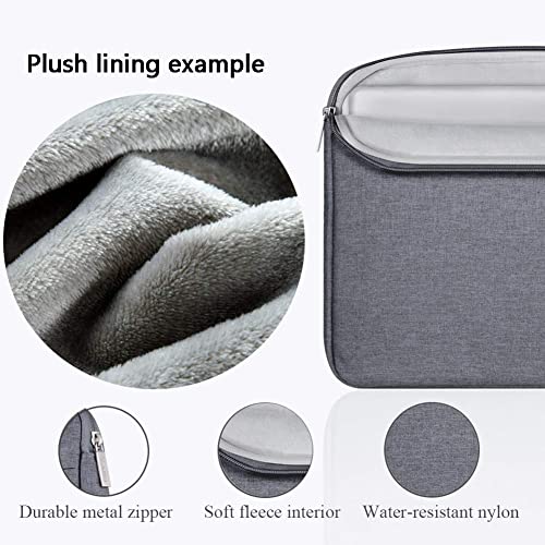 Voova Laptop Sleeve Carrying Case 14 15 Inch Compatible with MacBook Air 15 M2/M3/M4 2022-2025, MacBook Pro 15, Hp Chromebook 14, Waterproof Slim Computer Cover Bag,Grey - color: Grey, size: 14-15 Inch