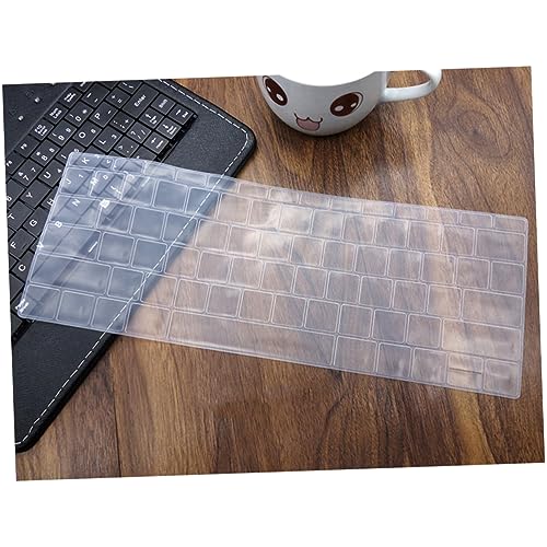 TPU Keyboard Skin Transparent Protective Film Compatible with Ultra-Thin Keyboard Cover Against Dust Spills